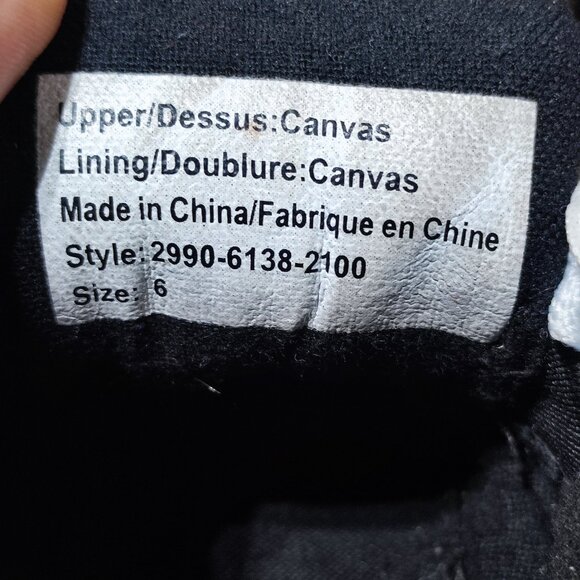 Zoo York Canvas Low Top Skater Sneaker Men's Youth Size 6 Black Athletic Shoes - Picture 6 of 10